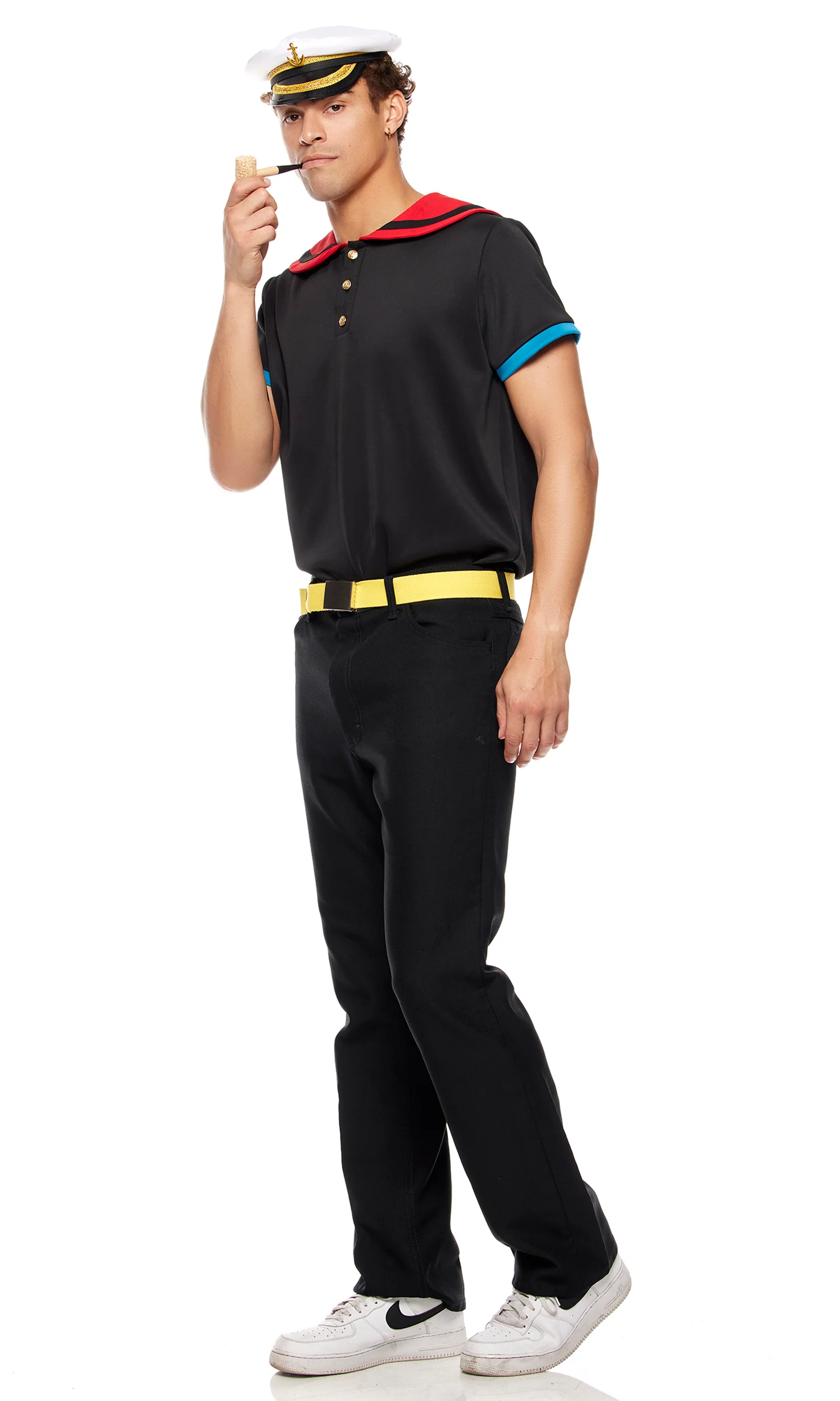 The Sailor Man 6-Piece Men's Cartoon Character Costume - Image 3