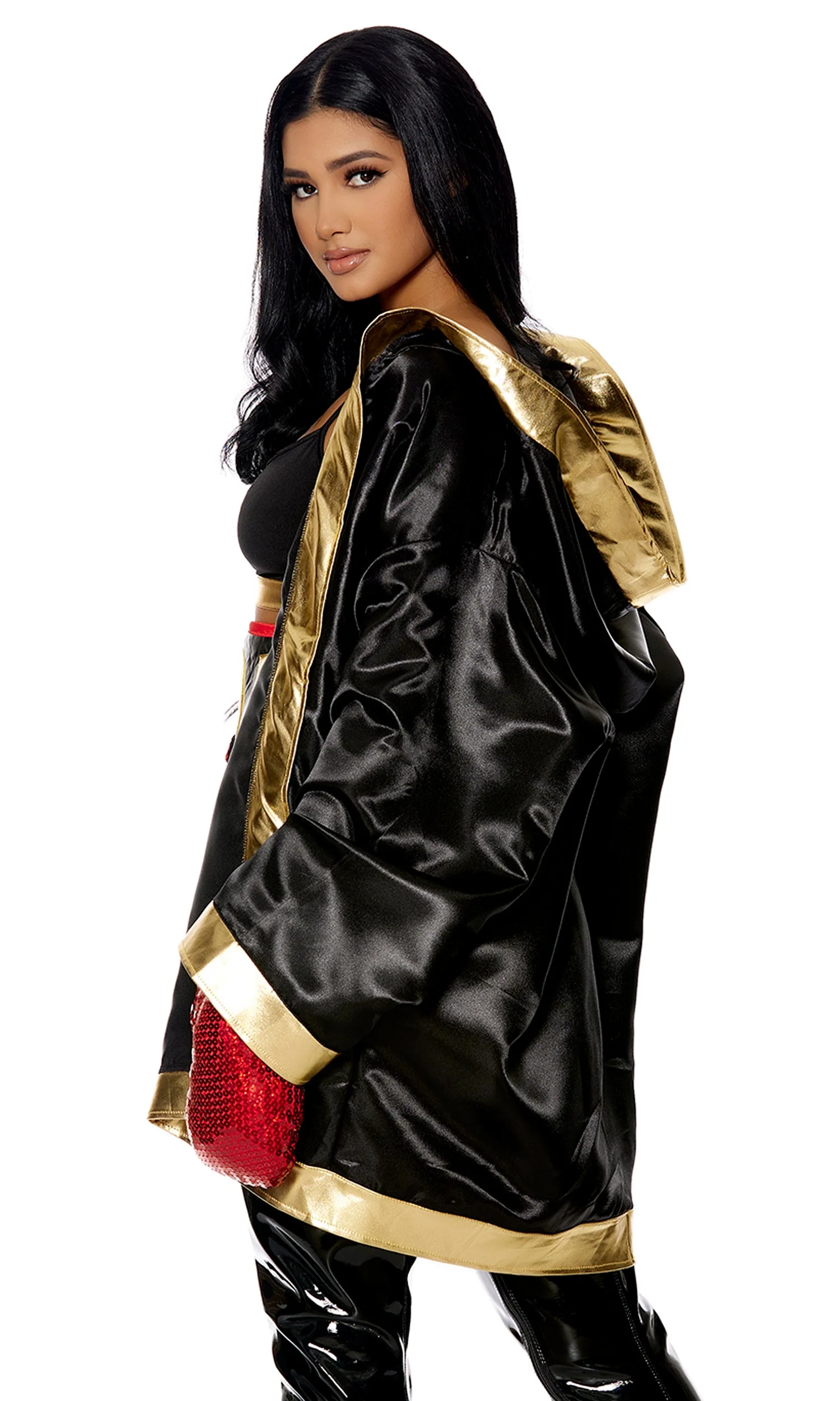 TKO 4-Piece Women's Sexy Boxer Costume - Image 2