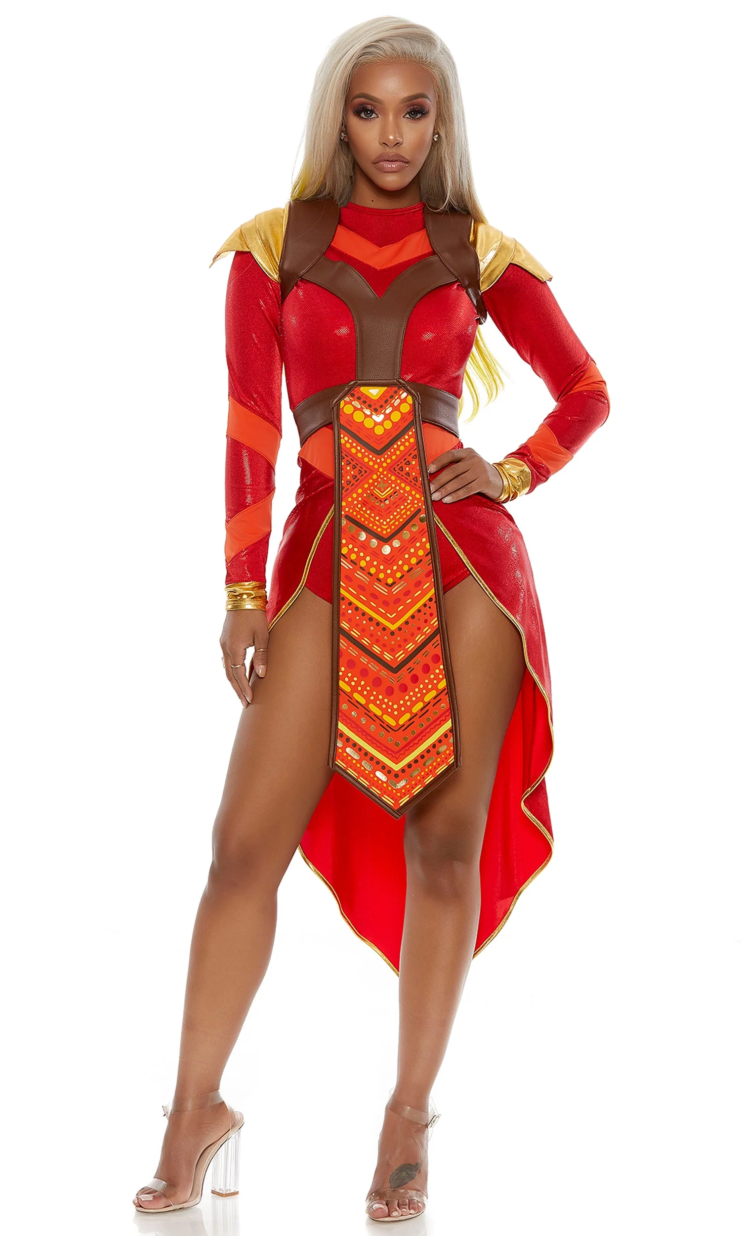 Warrior Forever Epic Warrior 2-Piece Women's Sexy Comic Book Character Costume - Image 3