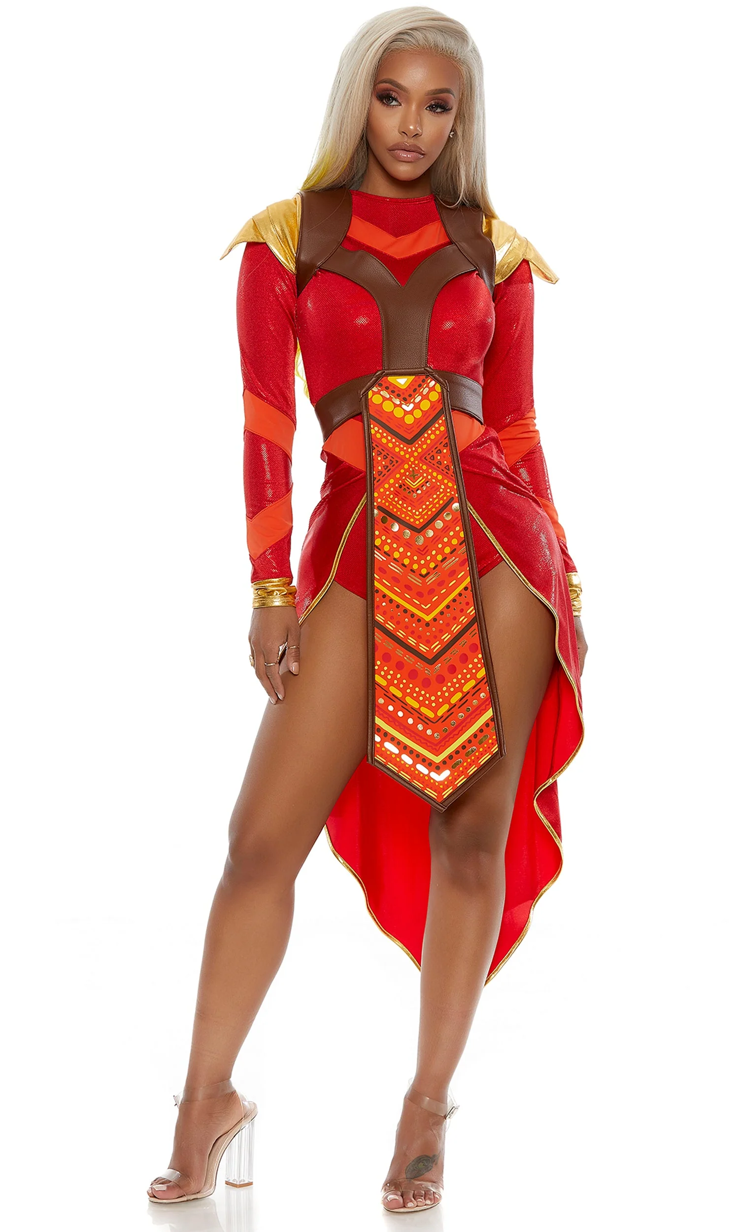 Warrior Forever Epic Warrior 2-Piece Women's Sexy Comic Book Character Costume - Image 4