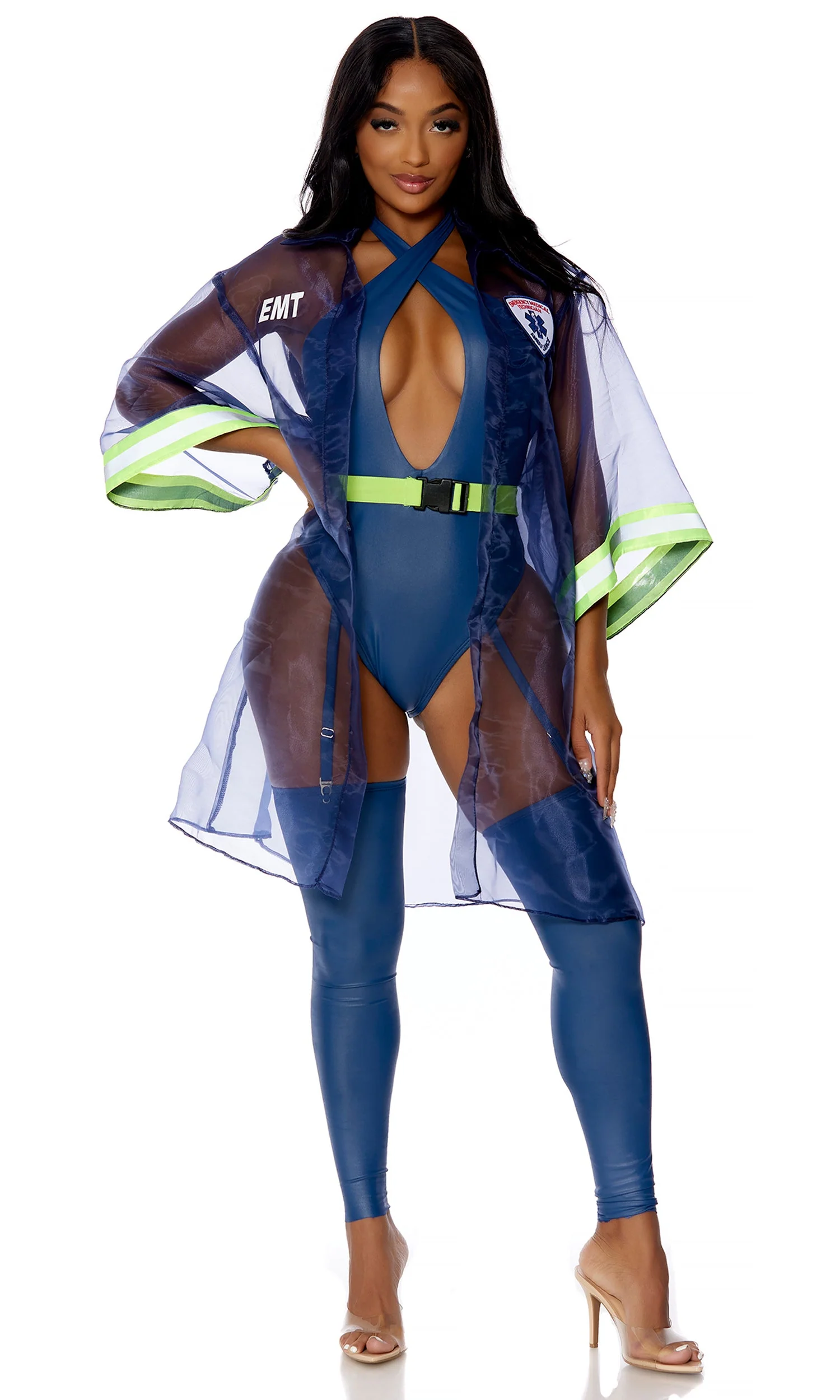Whats the 911 5-Piece Women's Sexy EMT Costume - Image 5